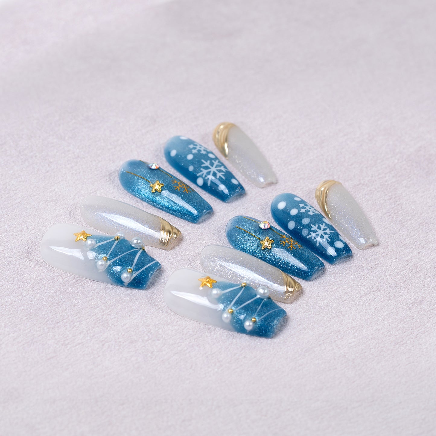 M0008 Elsa Press on Nails