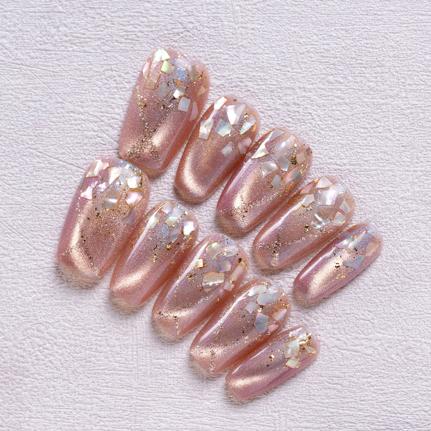 M0020 Aurora Press on Nails