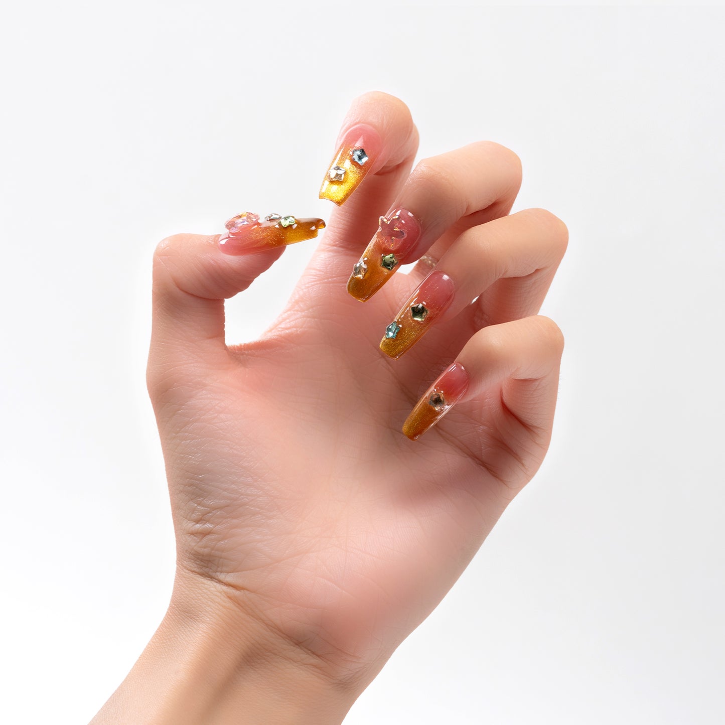 M0004 Star Press on Nails